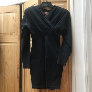 Climate, Fitted Black Dress, Size Small